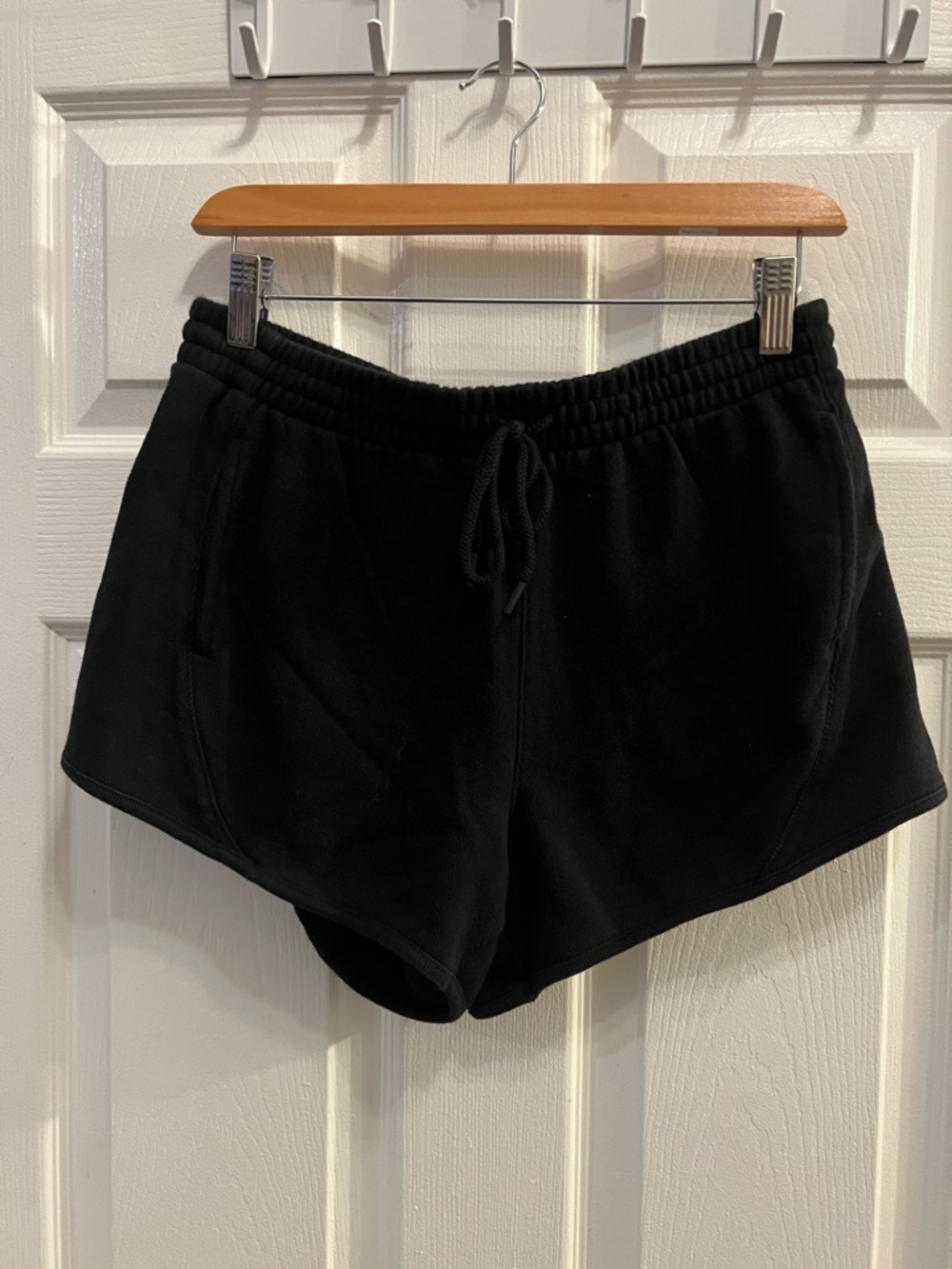 PINK Victoria's Secret Black Athletic Drawstring Shorts